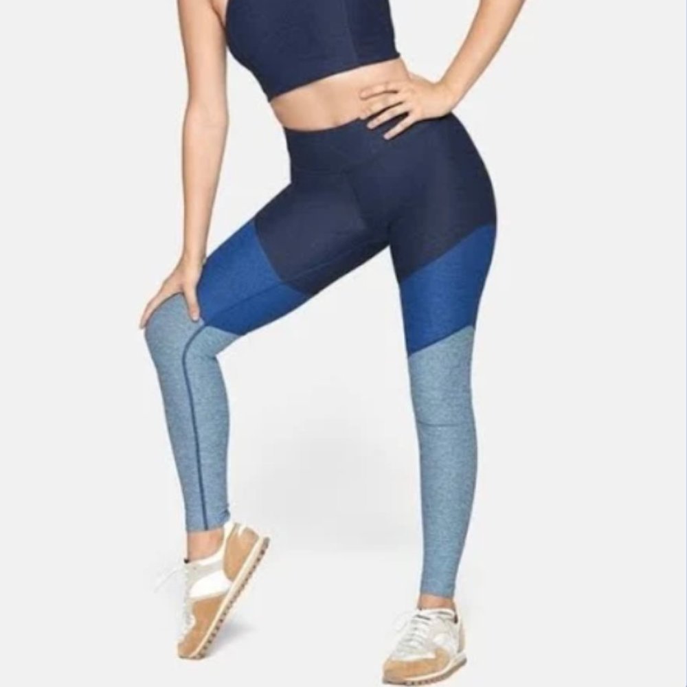 Outdoor Voices Tri-Tone Leggings